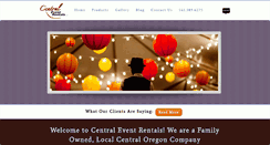 Desktop Screenshot of centraleventrentals.com